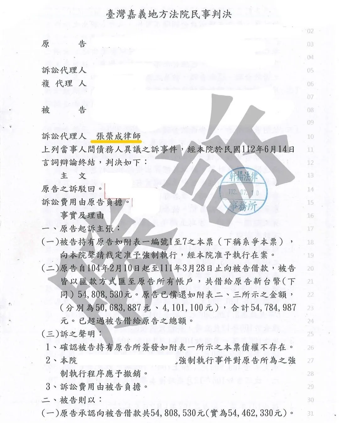債務案件