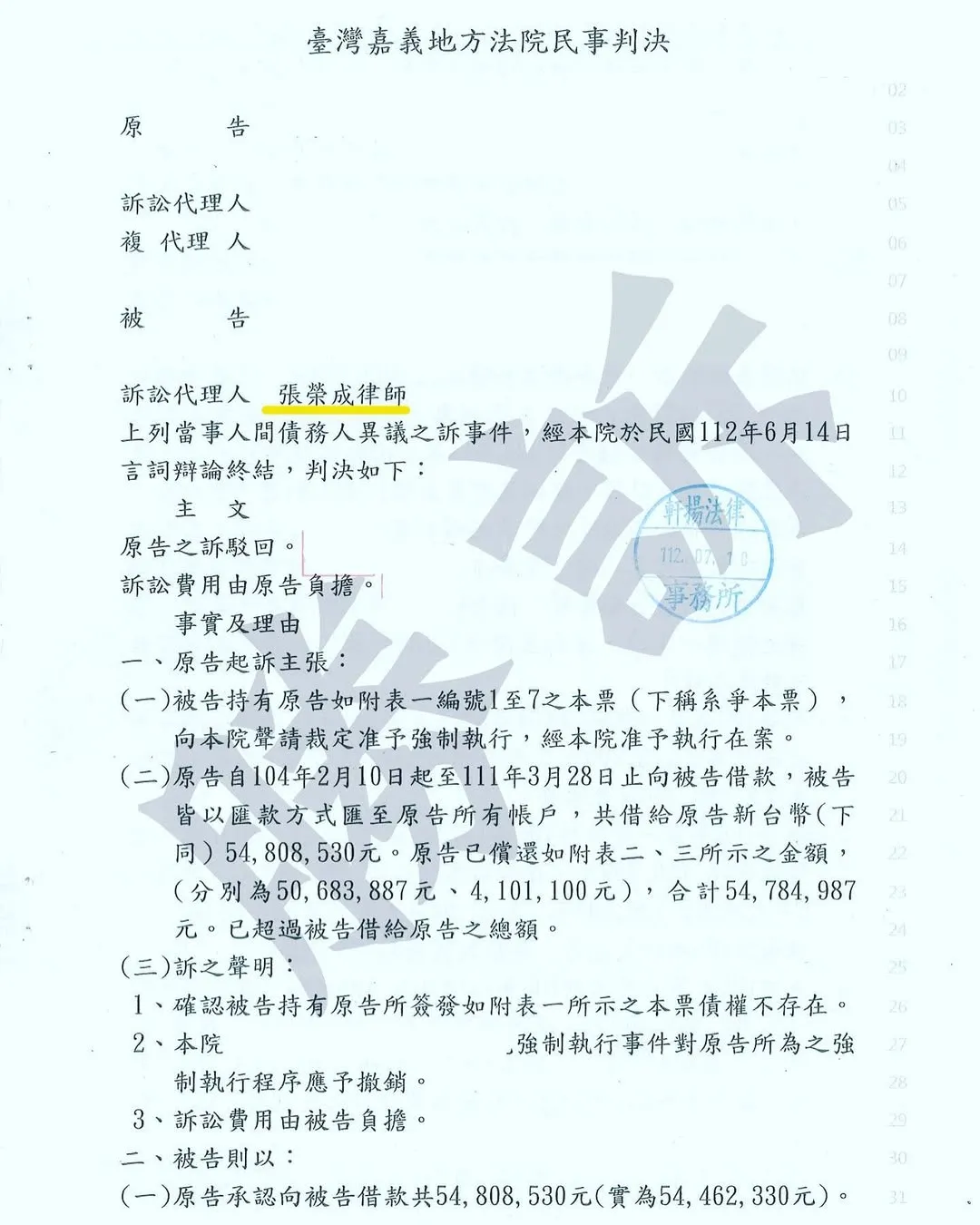 債務案件