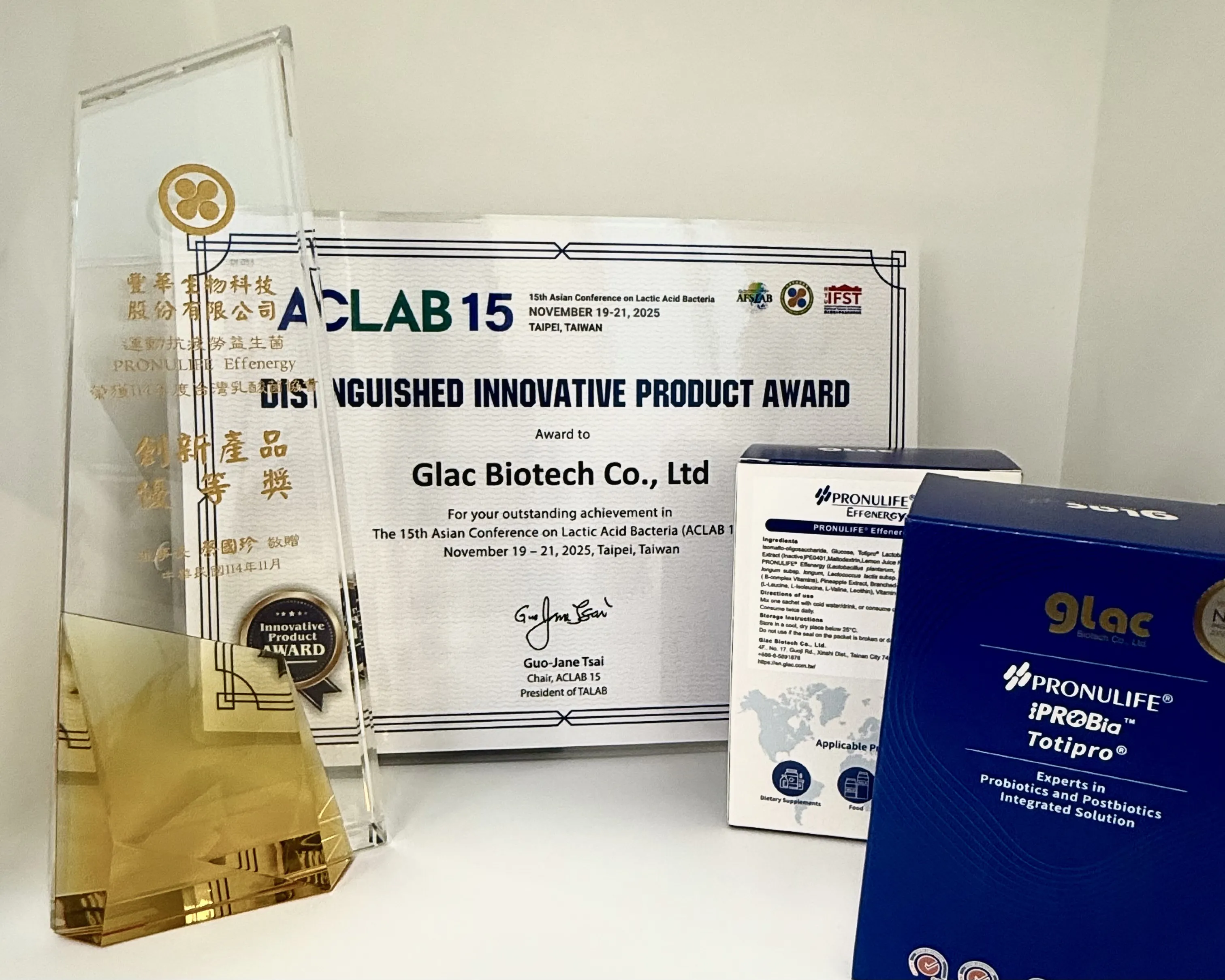 PRONULIFE® Effenergy by Glac Biotech Wins “Excellence Award – Innovative Product” at the 2025 TALAB Awards