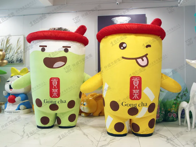 貢茶(抹茶牛奶&百香果)