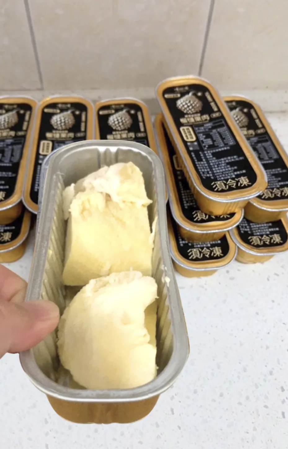 有GO順泰國金枕頭鮮凍無籽榴槤