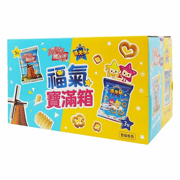 【卡迪那】福氣寶滿箱(寶咔咔x3包+滿天星x3包) 【拜拜箱】【普渡箱】