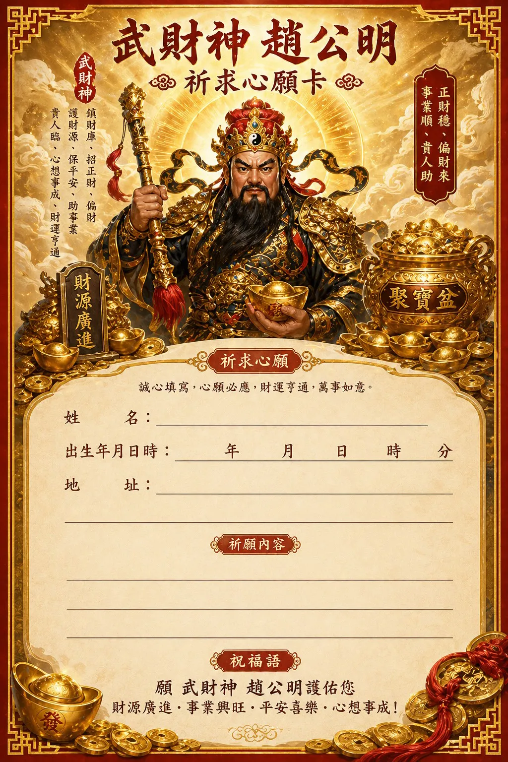 武財神指引「招財禮盒」
