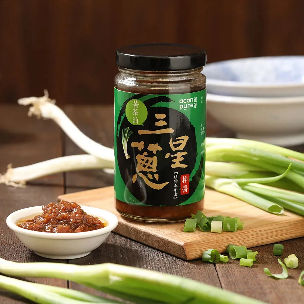 苦茶油素食拌醬(薑泥拌醬/醬爆香菇拌醬/三星蔥拌醬3口味任選) 連淨 