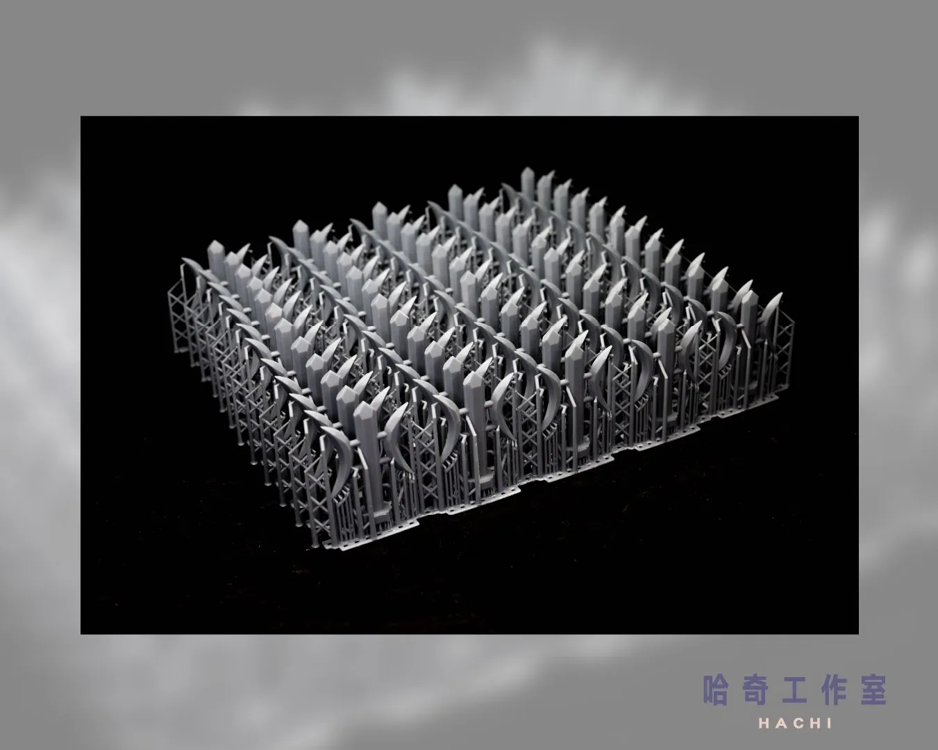 方天戟 光固化3D打印