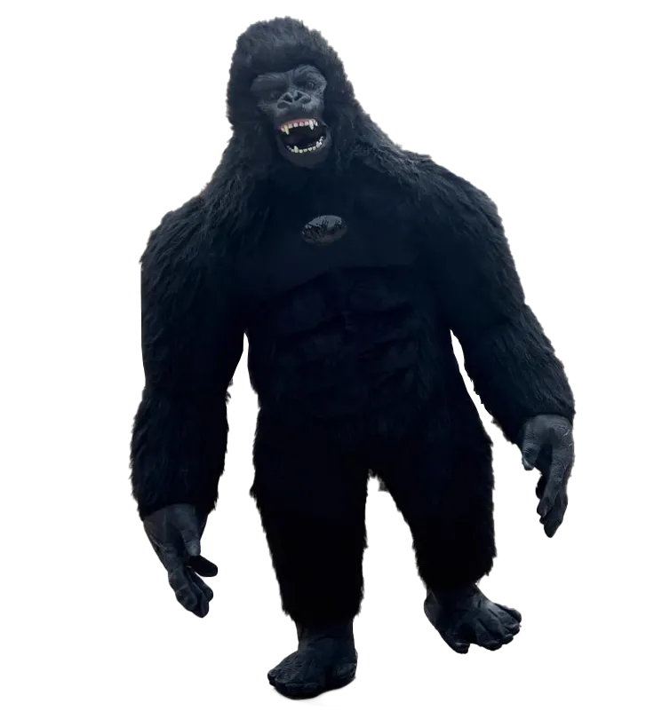 ゴリラ – 既製ぬいぐるみエアコスチューム