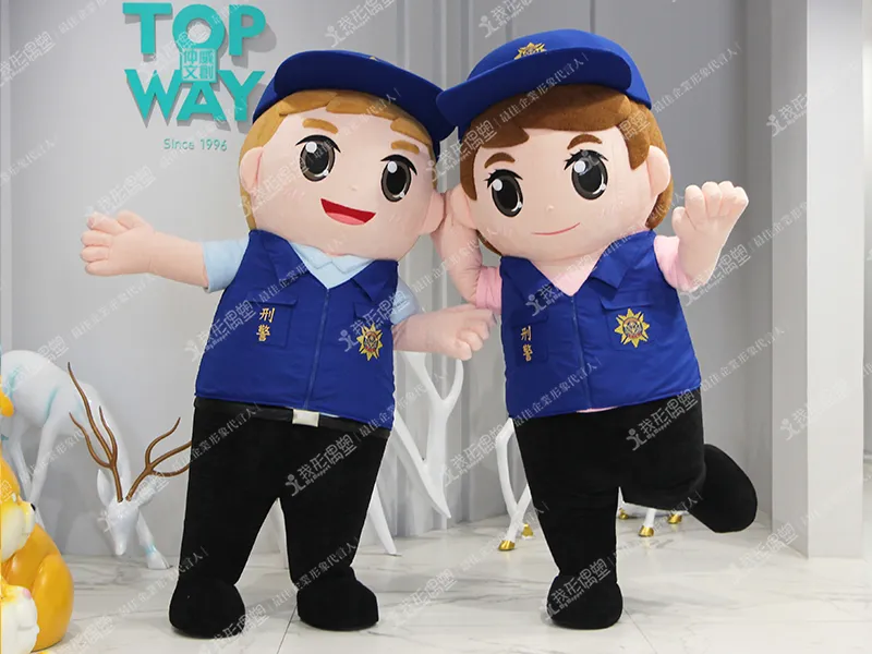 嘉義県警察局エアー着ぐるみ