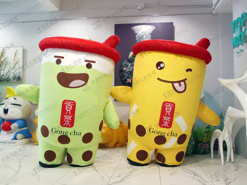 貢茶(抹茶牛奶&百香果)