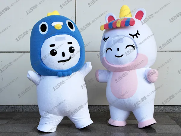 必鉱PGトーク – ハト＆ユニコーンマスコット