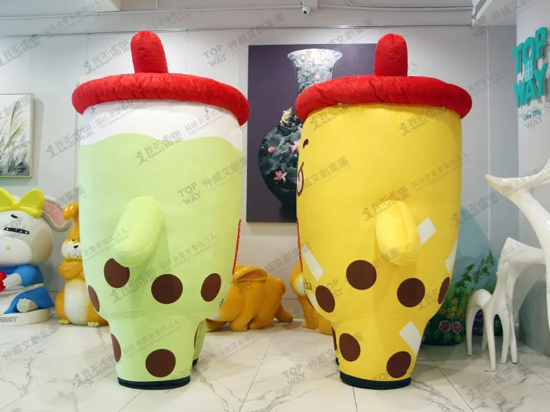 貢茶(抹茶牛奶&百香果)