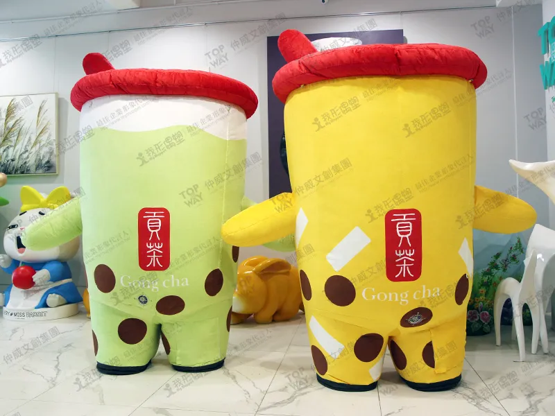 貢茶(抹茶牛奶&百香果)