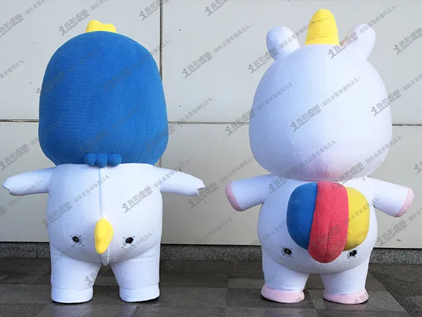 必鉱PGトーク – ハト＆ユニコーンマスコット