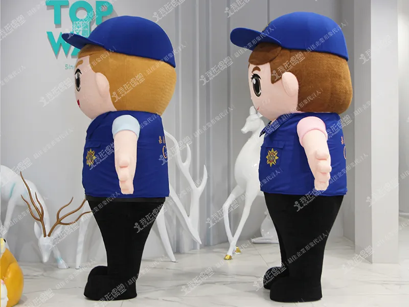 嘉義県警察局エアー着ぐるみ