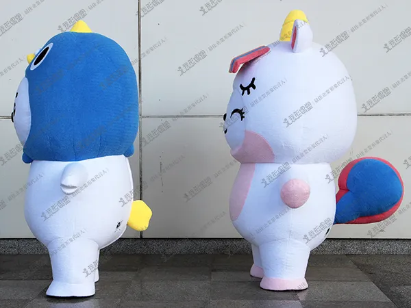 必鉱PGトーク – ハト＆ユニコーンマスコット