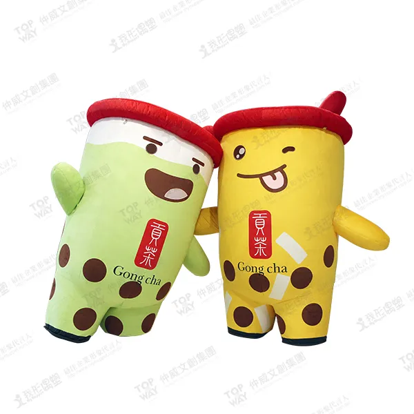 貢茶(抹茶牛奶&百香果)