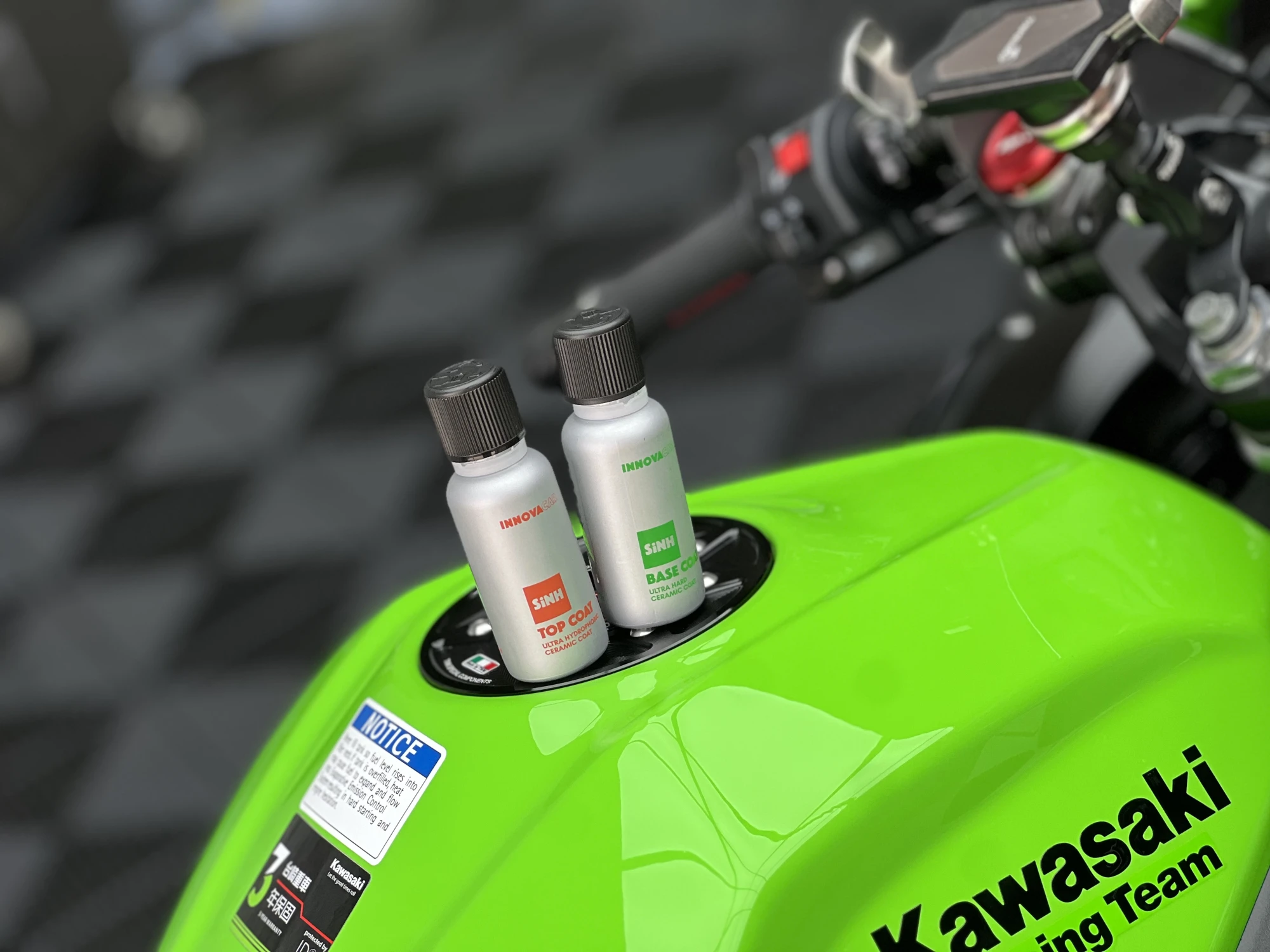 NINJA400 鍍膜施工