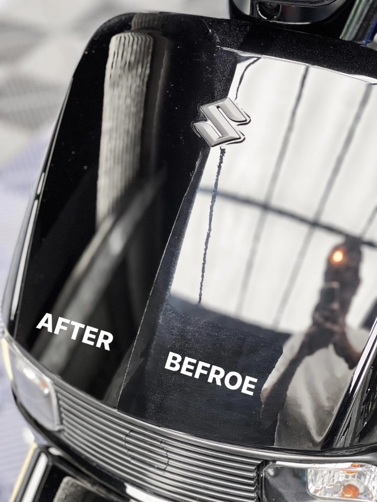 拋光前後對比照