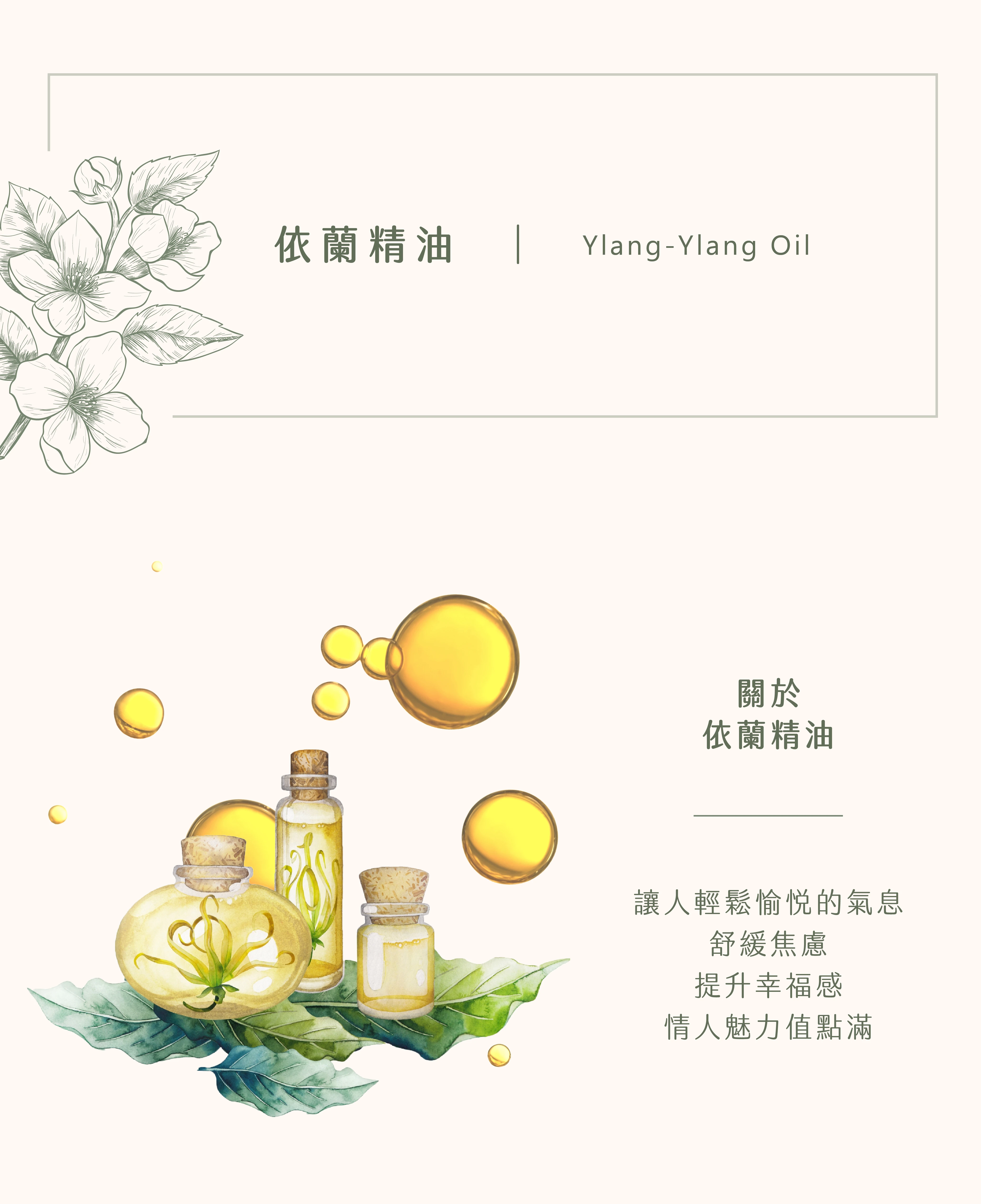 依蘭精油｜安撫我的玻璃心