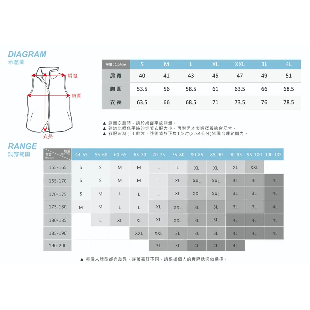 Pual Sailing 4136防風防水網裡背心