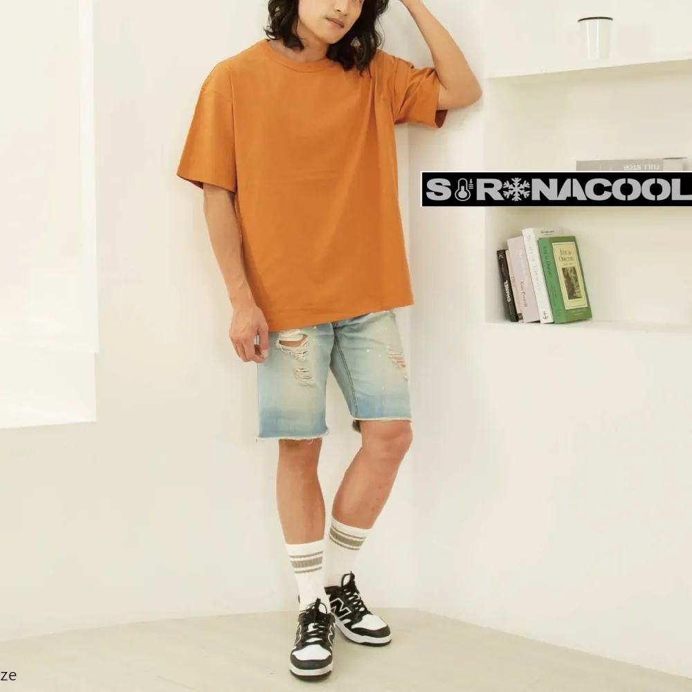 SORONACOOL SR230 頂級重磅寬版落肩涼感抗菌T恤