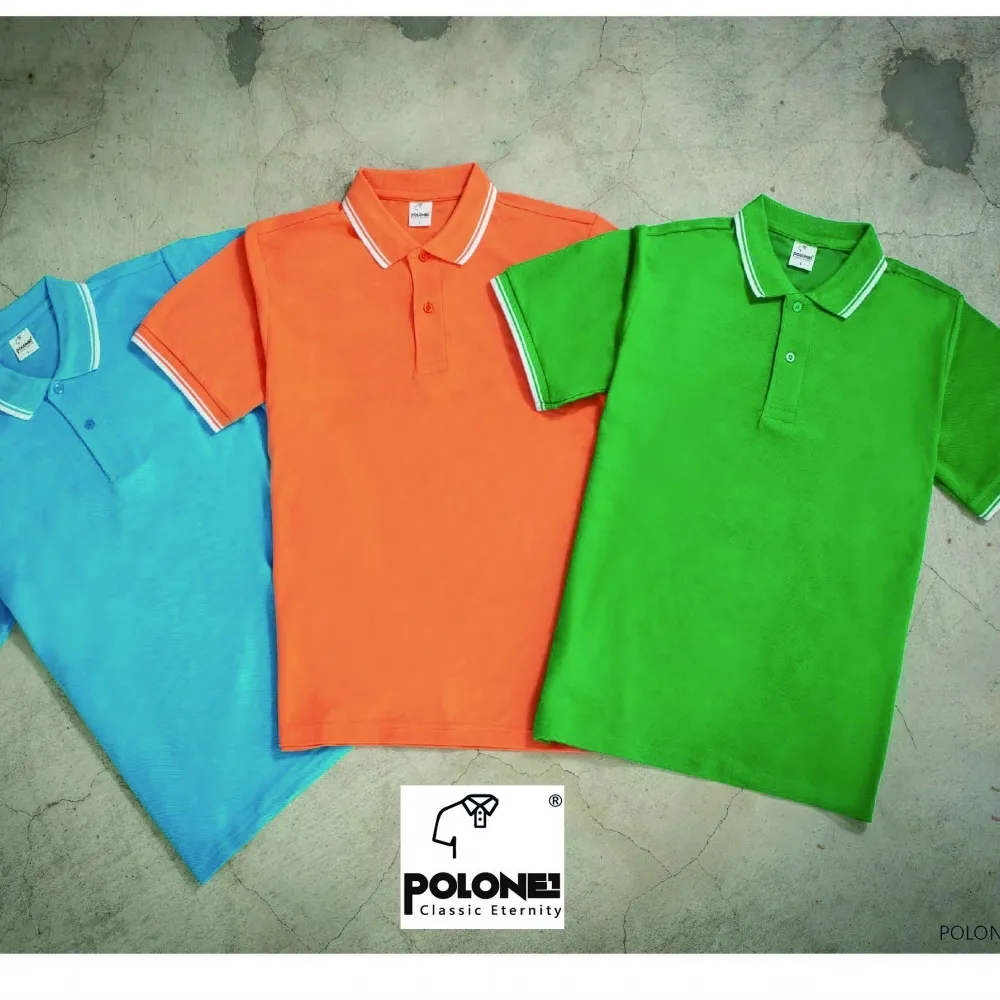 POLONE1 PL-04 亞規短袖POLO衫-間色領
