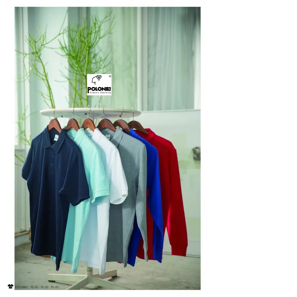 POLONE1 PL-01 亞規長袖POLO衫-全棉