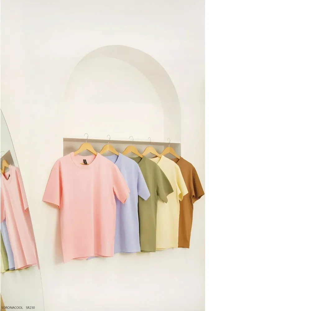 SORONACOOL SR230 頂級重磅寬版落肩涼感抗菌T恤