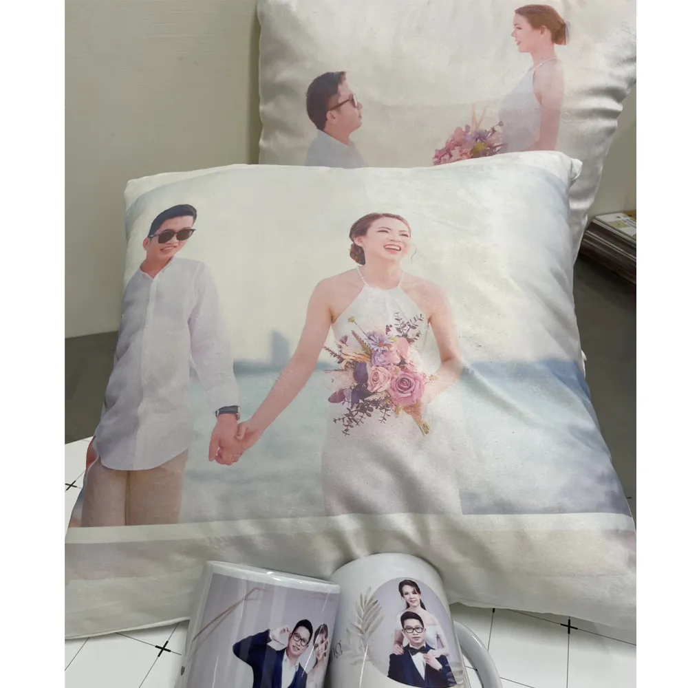 短絨毛抱枕40cmX40cm默認雙面印製