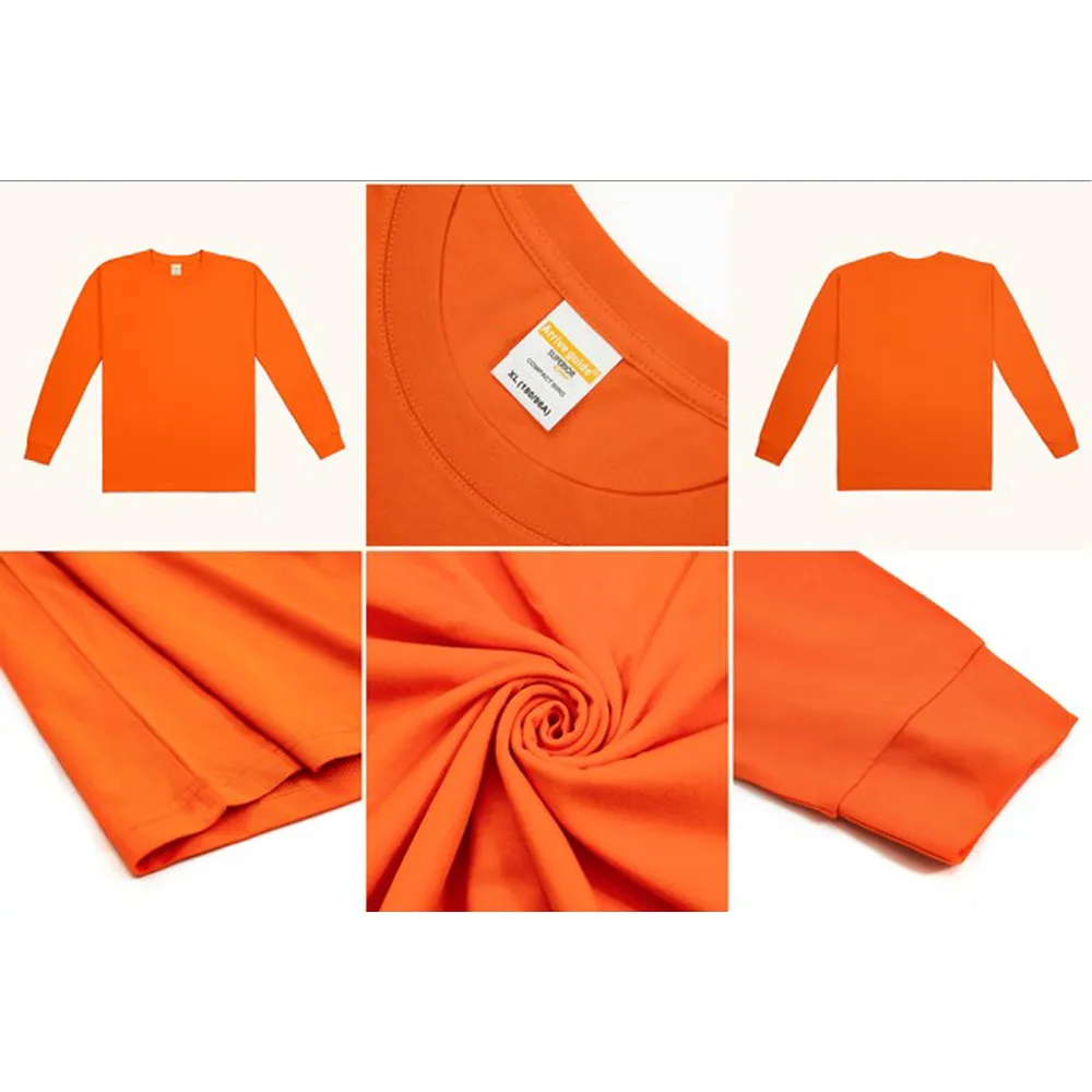 AG-L210賽洛紡重磅精梳棉長袖T恤