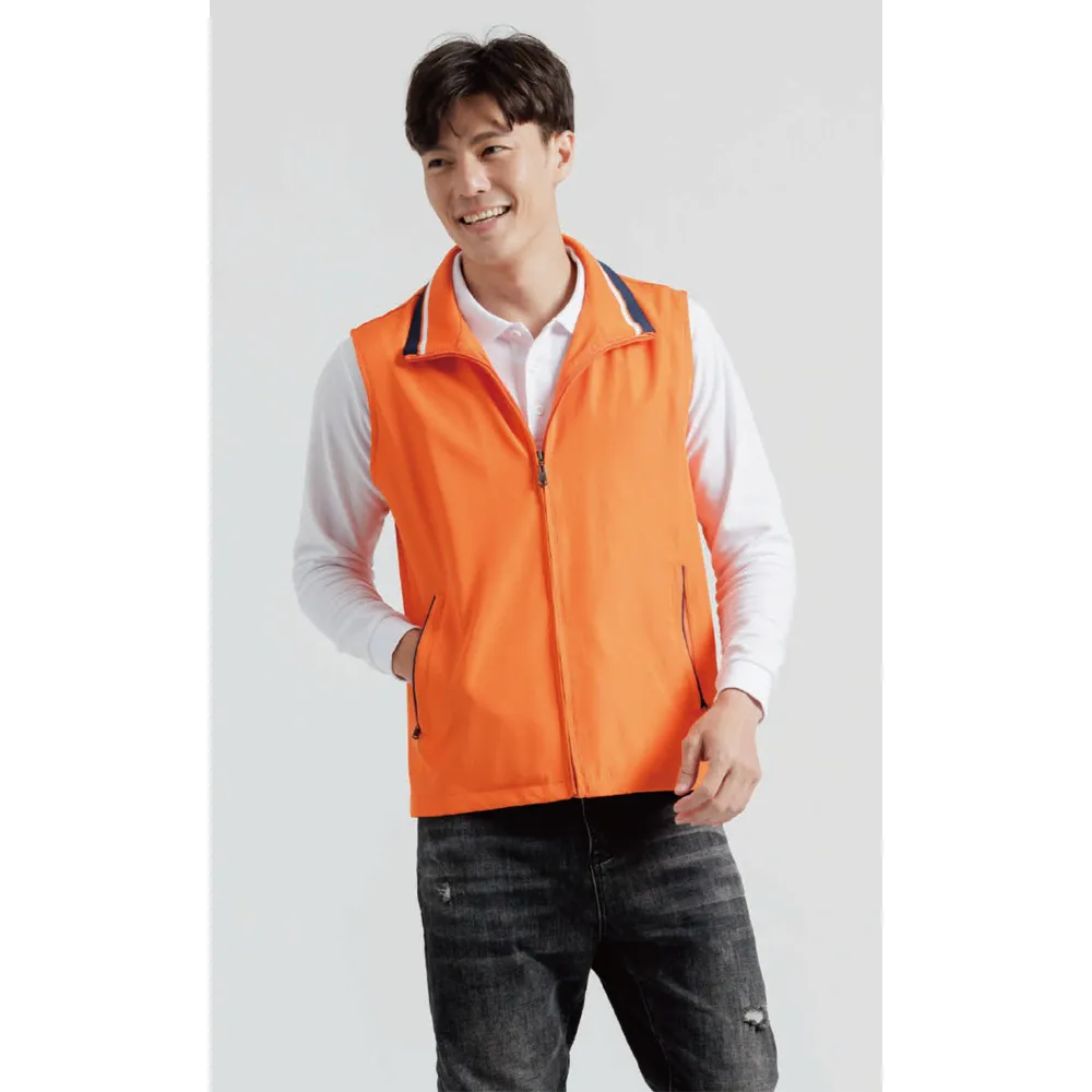 MECH P5678防潑水網布內裡配條背心