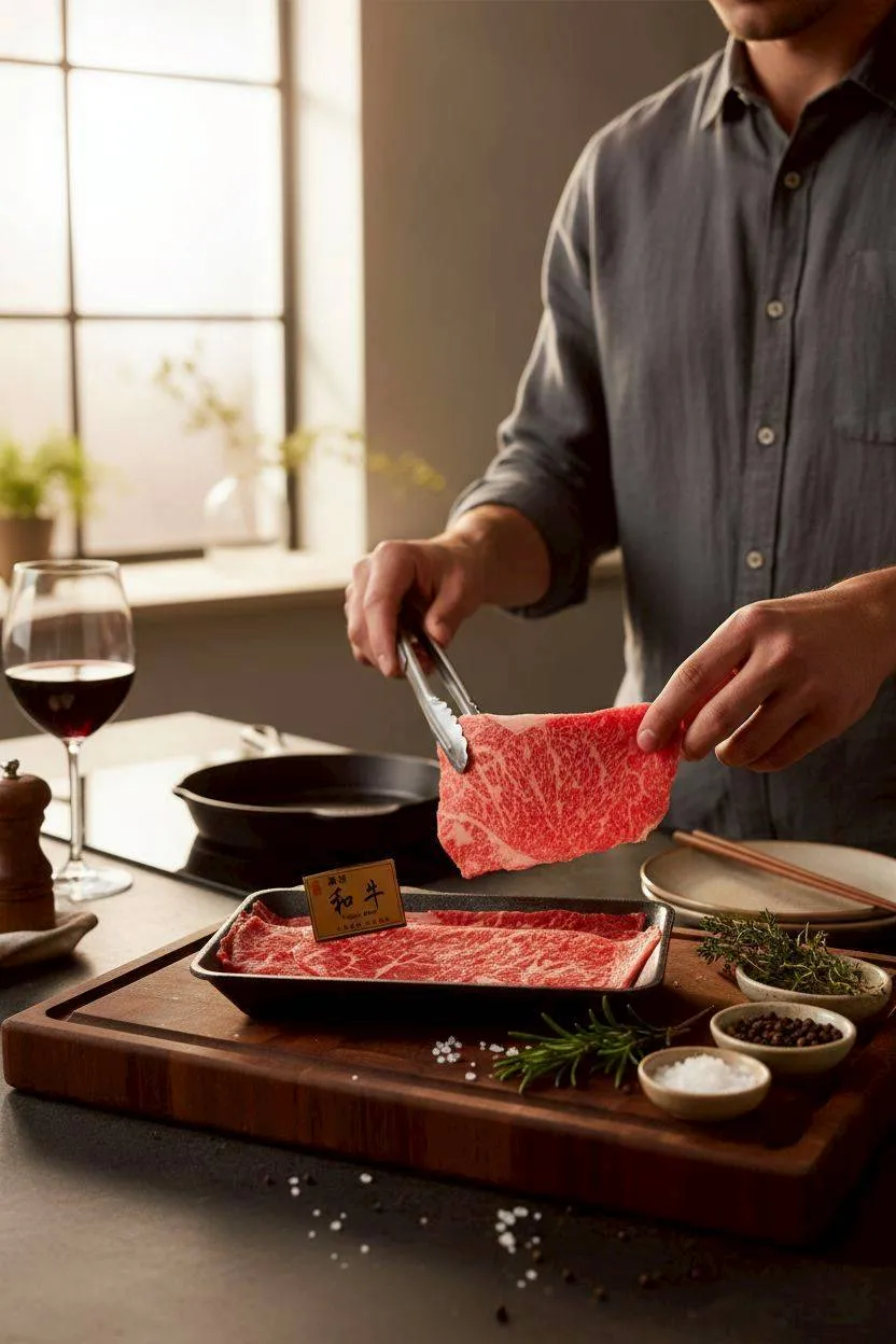 澳洲M9+純血和牛火鍋肉片  200克