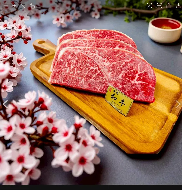 澳洲M9純血和牛牛排500克