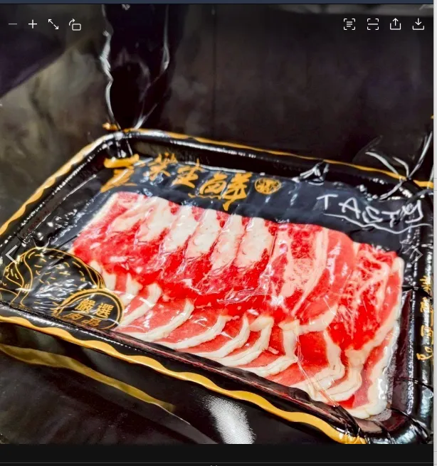 安格斯牛五花肉片500克短