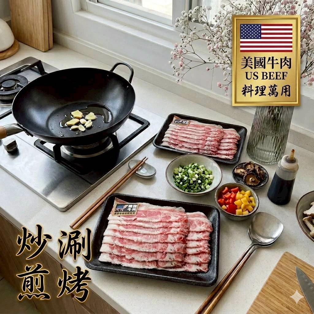 美國 Excel 熟成胸腹肉片130克 [買一送一組