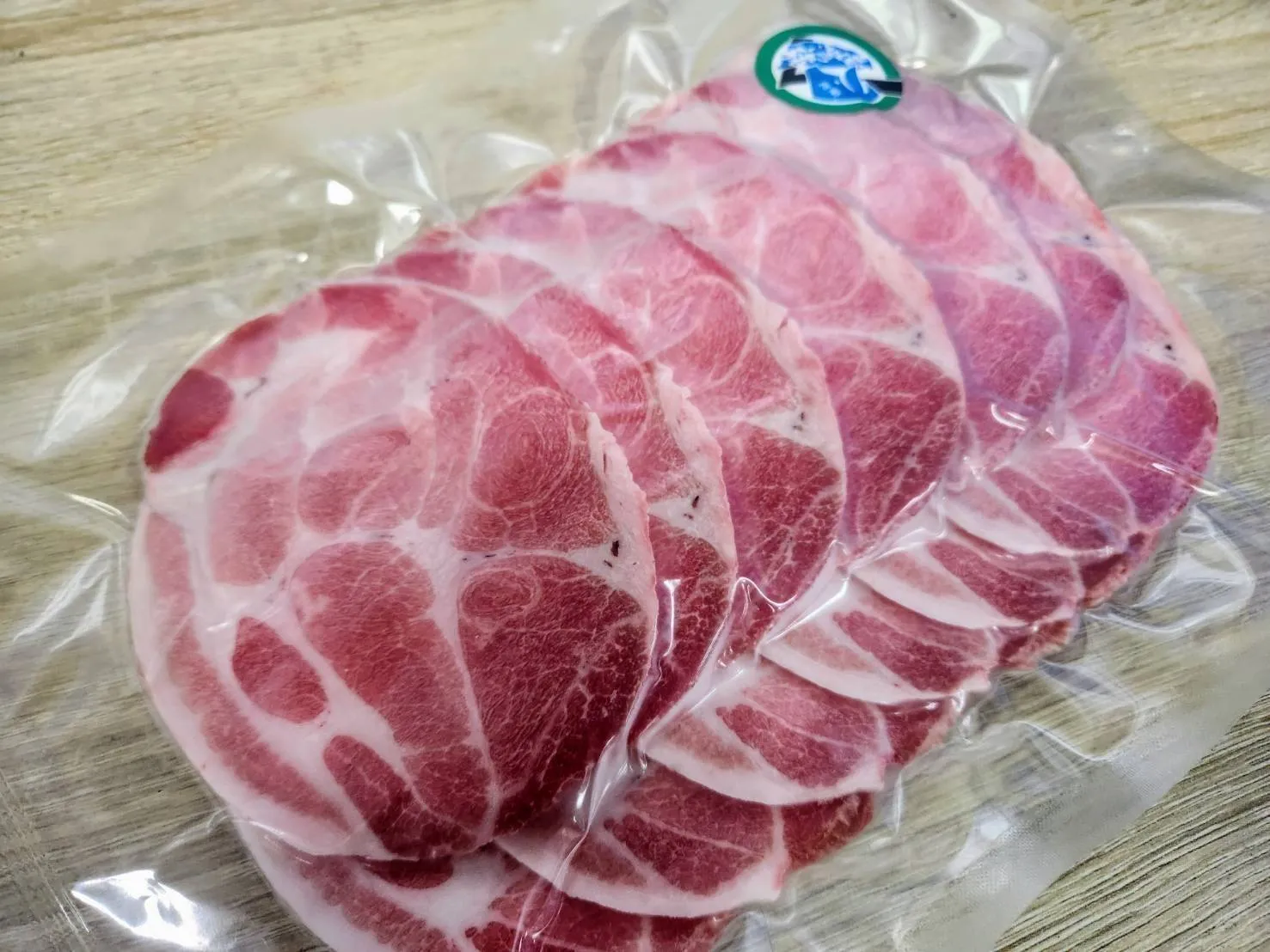 台灣梅花豬肉片(無盤)  500克