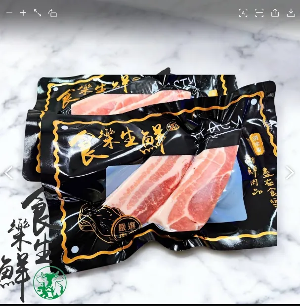 香榭超厚帶皮豬五花排2CM/200克/2塊