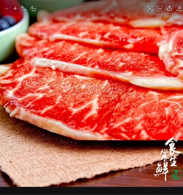 [立體]安格斯熟成板腱燒烤片250克