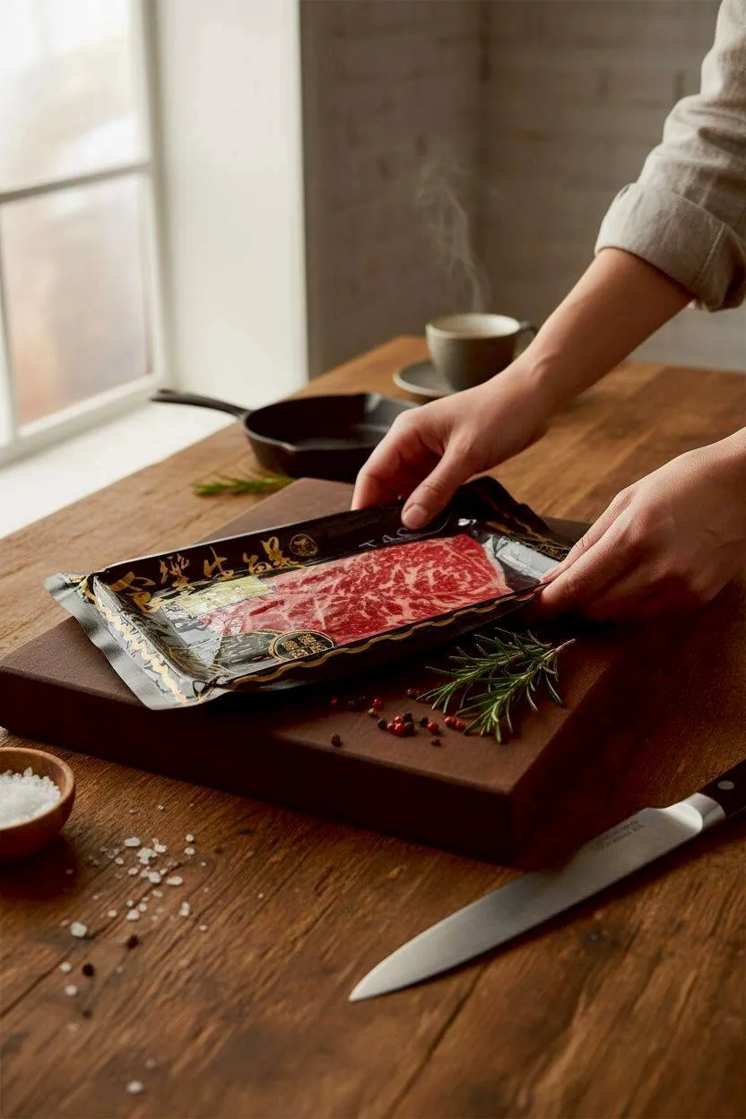  澳洲M9+純血和牛火鍋肉片 500克