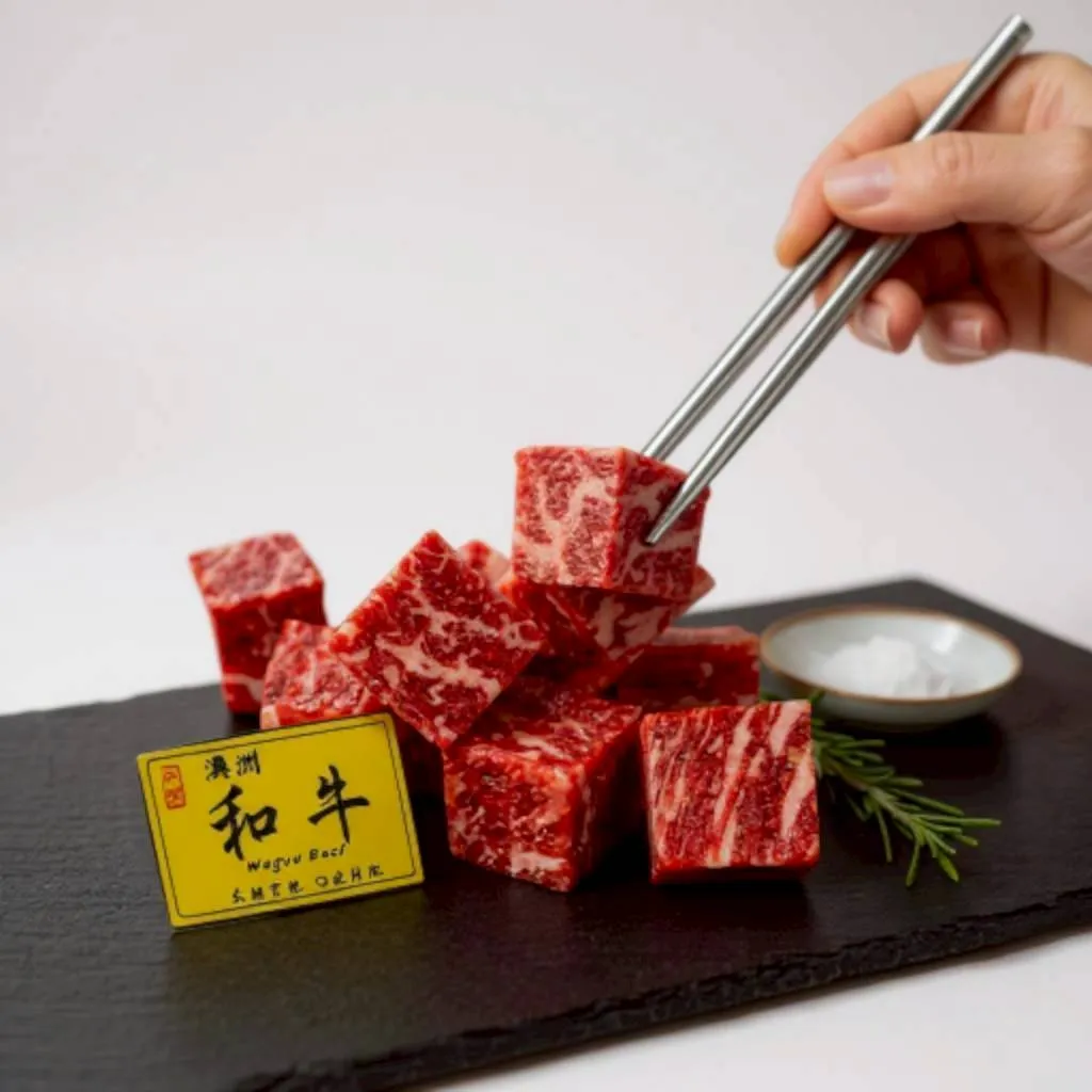 澳洲頂級M7純血和牛骰子 120克