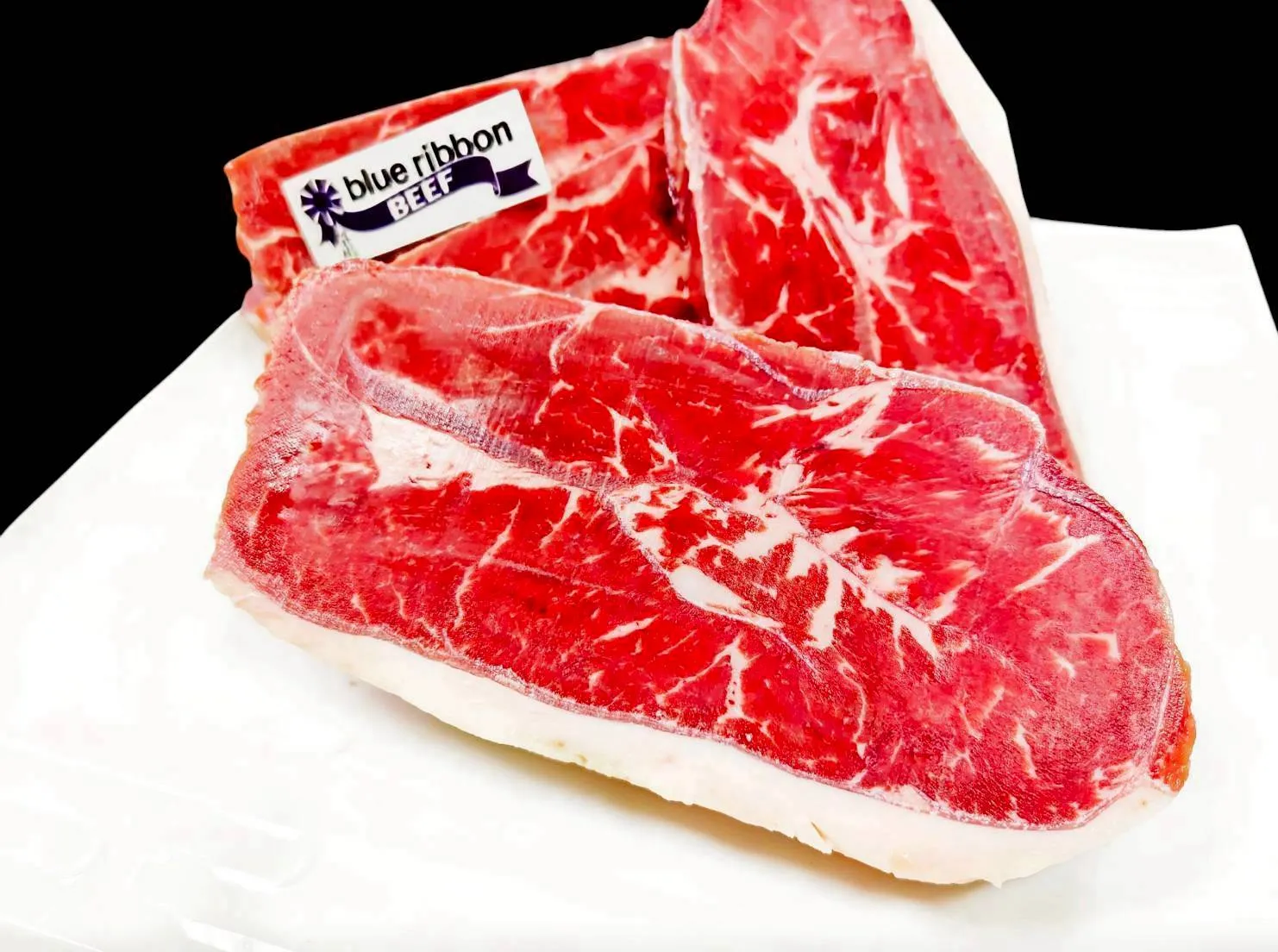 藍絲帶厚切霜降板腱牛排 1公斤