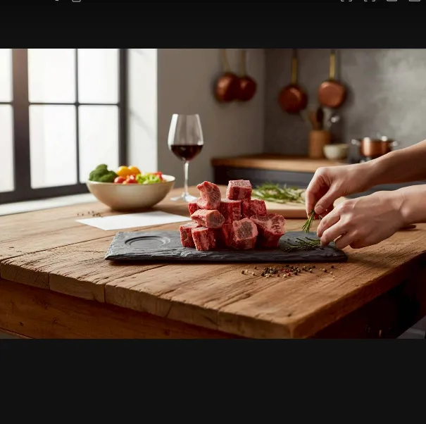 安格斯肋條骰子 500克