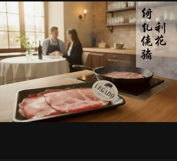 頂級伊比利梅花豬片150克