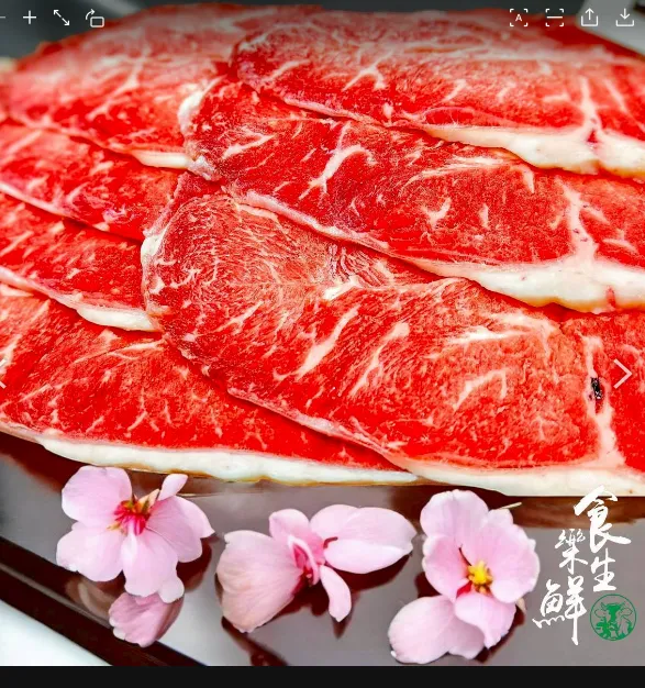 [立體]安格斯熟成板腱燒烤片250克