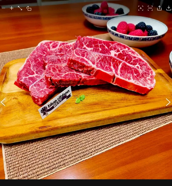 藍絲帶板腱排3片300克