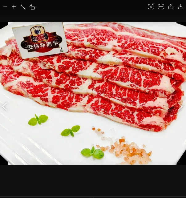 頂級安格斯牛小排燒烤片500克