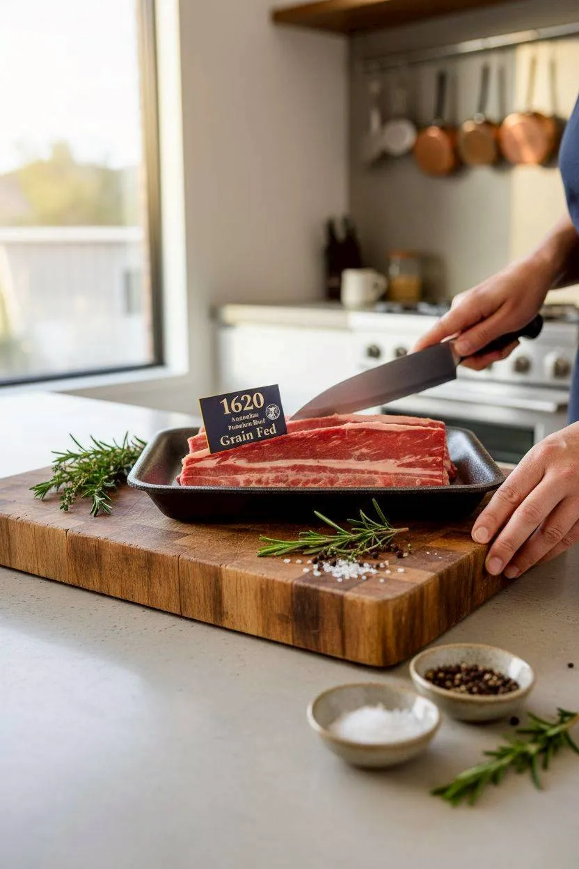 澳洲1620熟成帶骨小戰斧牛 500克