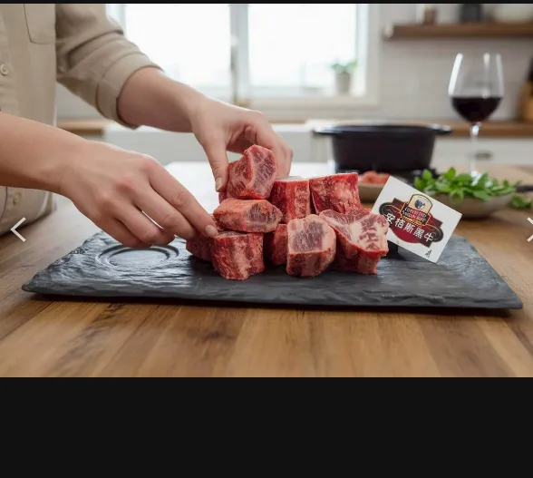 安格斯黑牛手切肋條骰子150克