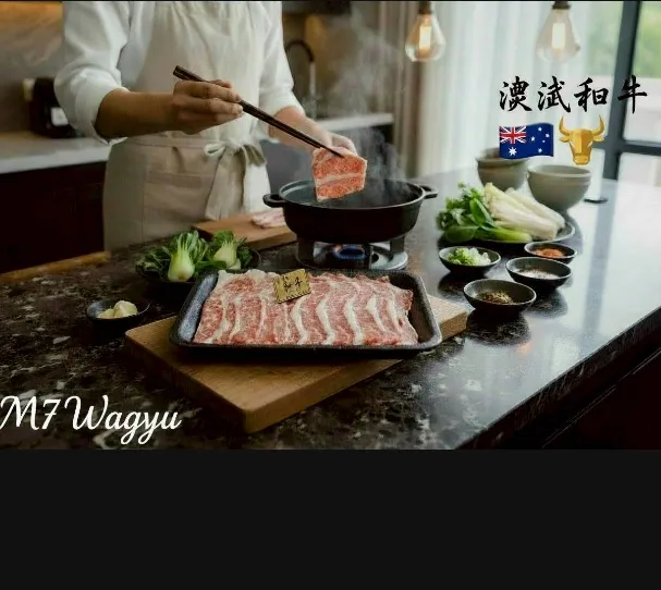 澳洲M7和牛卡露比肉片300克