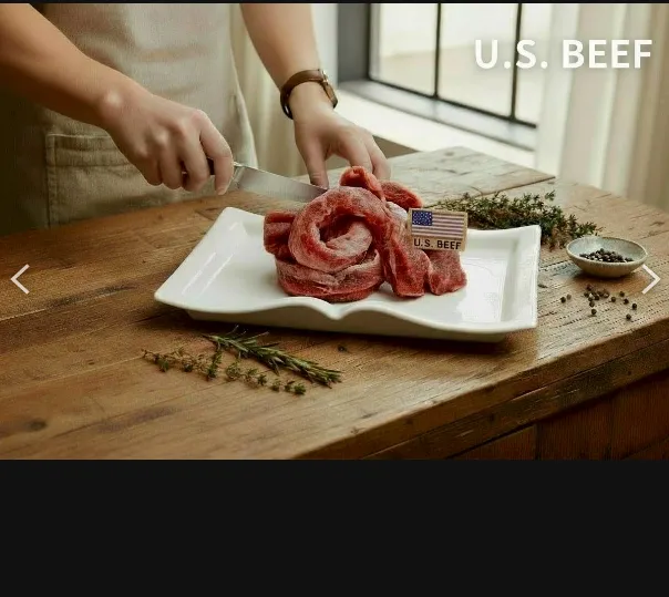 美味牛肋條500克立體