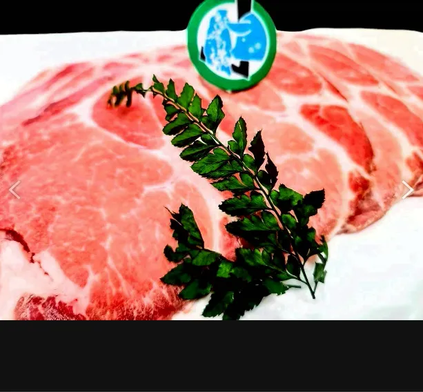 香榭黑豚厚切梅花豬肉片150克[一盒
